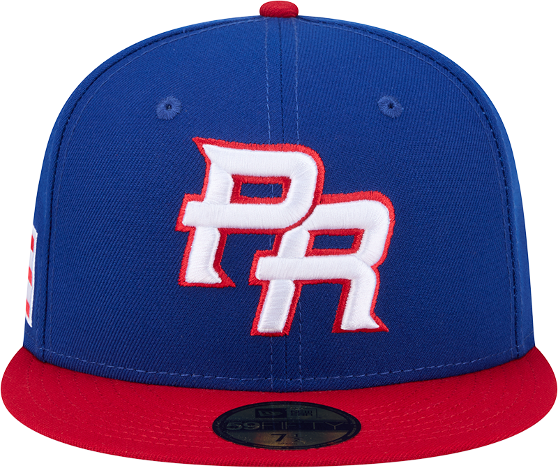 Puerto Rico Baseball New Era 2026 World Baseball Classic 59FIFTY Fitted Hat - Royal/Red