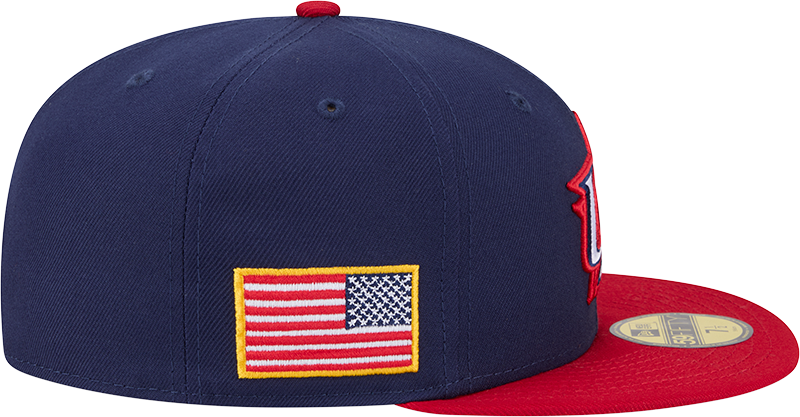 USA Baseball New Era 2026 World Baseball Classic 59FIFTY Fitted Hat - Navy/Red