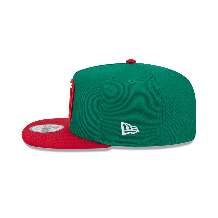New Era Mexico 2026 World Baseball Classic 9Fifty A-Frame Snap Adjustable Hat - Green/Red - Pro Jersey Sports