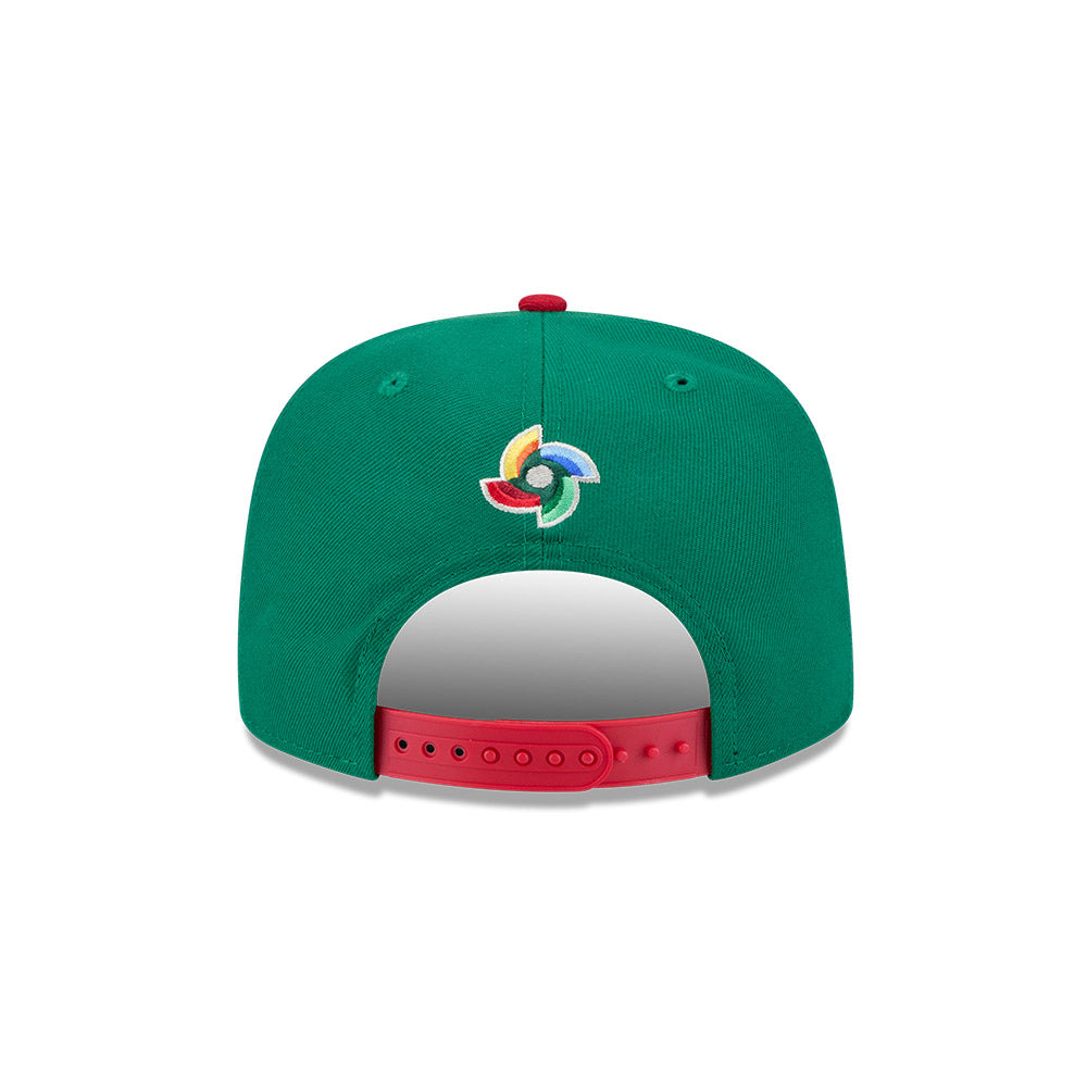 New Era Mexico 2026 World Baseball Classic 9Fifty A-Frame Snap Adjustable Hat - Green/Red - Pro Jersey Sports
