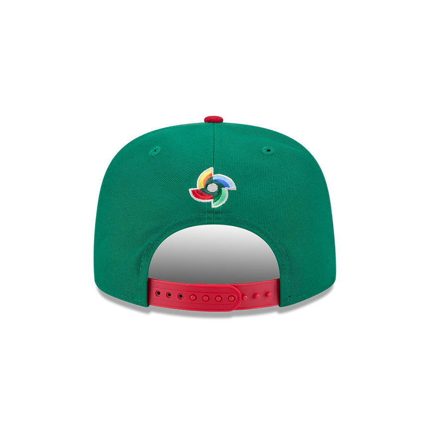New Era Mexico 2026 World Baseball Classic 9Fifty A-Frame Snap Adjustable Hat - Green/Red - Pro Jersey Sports