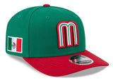 New Era Mexico 2026 World Baseball Classic 9SEVENTY Stretch Snap Adjustable Hat - Green/Red - Pro Jersey Sports