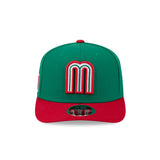 New Era Mexico 2026 World Baseball Classic 9SEVENTY Stretch Snap Adjustable Hat - Green/Red - Pro Jersey Sports