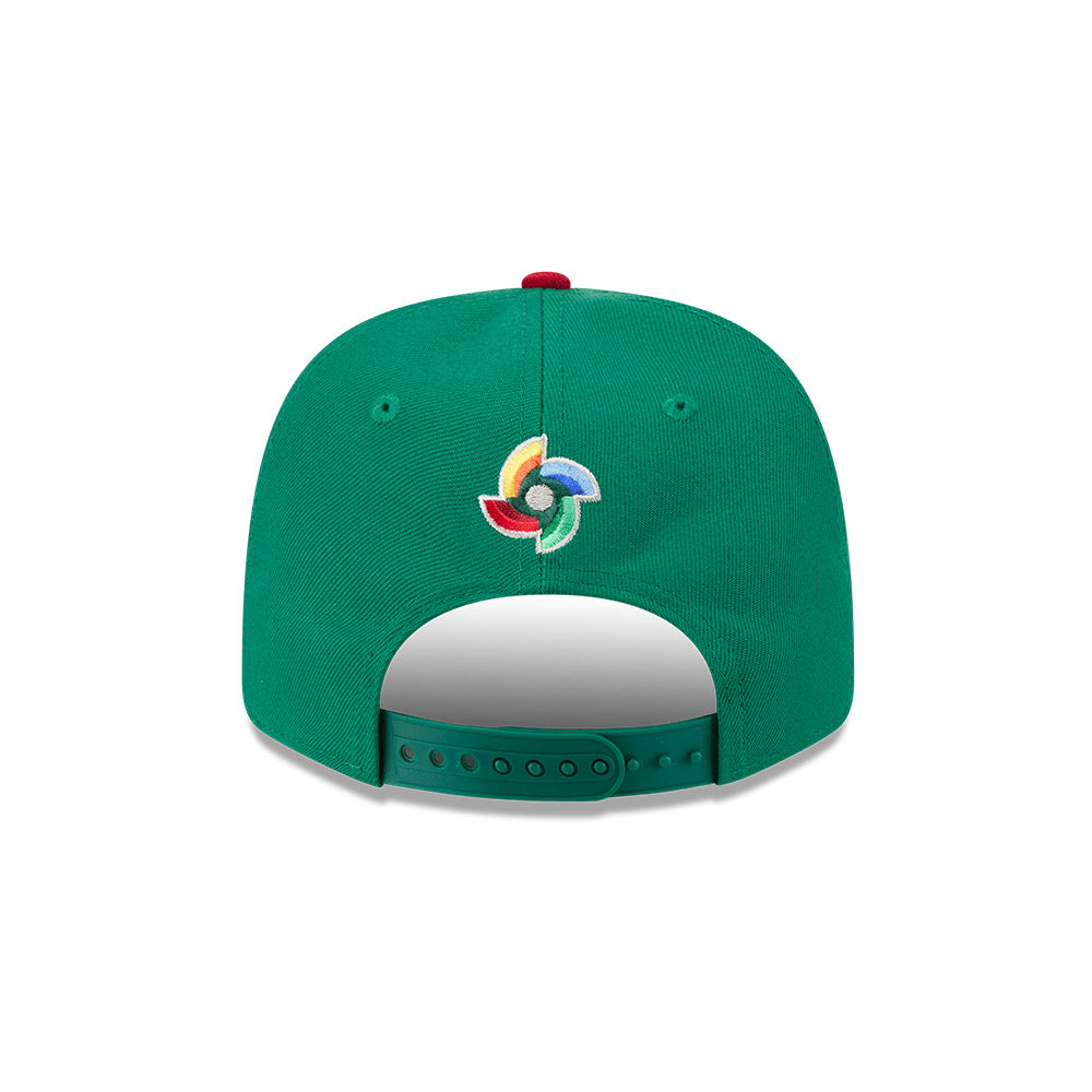 New Era Mexico 2026 World Baseball Classic 9SEVENTY Stretch Snap Adjustable Hat - Green/Red