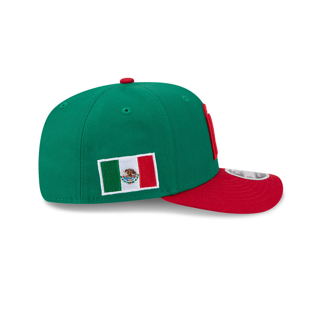 New Era Mexico 2026 World Baseball Classic 9SEVENTY Stretch Snap Adjustable Hat - Green/Red