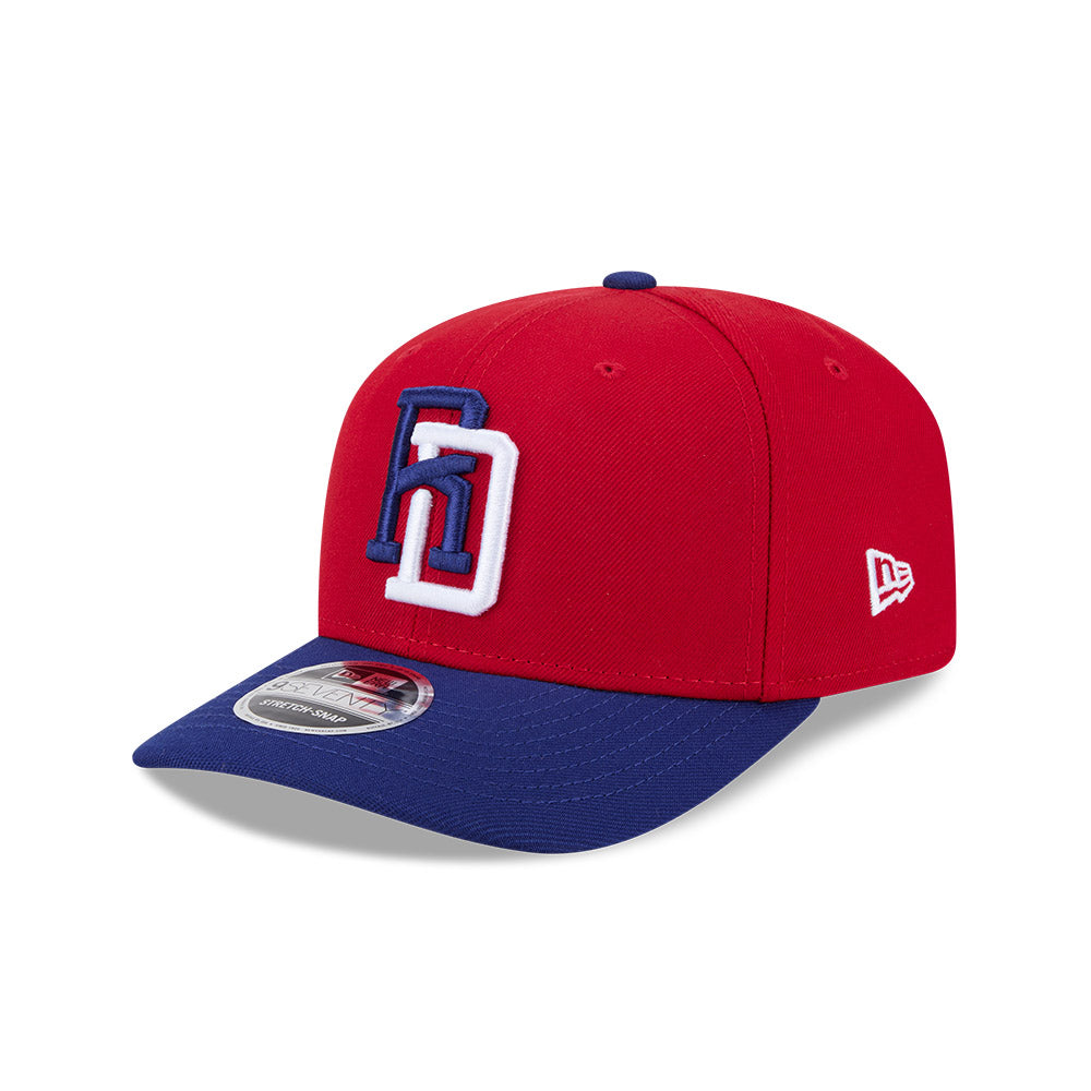 New Era Dominican Republic 2026 World Baseball Classic 9SEVENTY Stretch Snap Adjustable Hat - Red/Royal