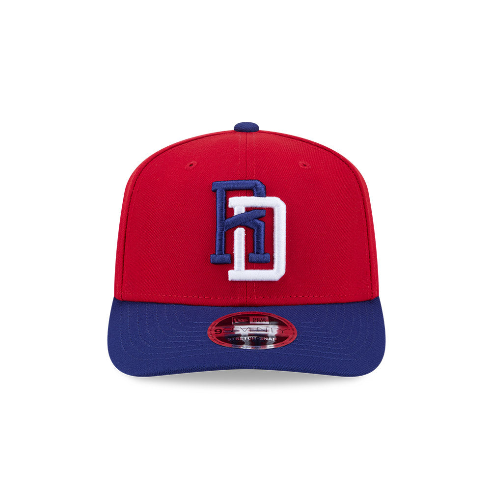 New Era Dominican Republic 2026 World Baseball Classic 9SEVENTY Stretch Snap Adjustable Hat - Red/Royal