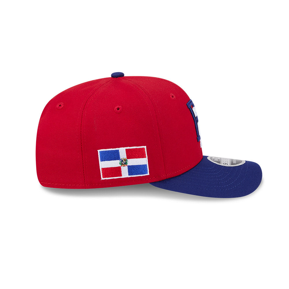 New Era Dominican Republic 2026 World Baseball Classic 9SEVENTY Stretch Snap Adjustable Hat - Red/Royal