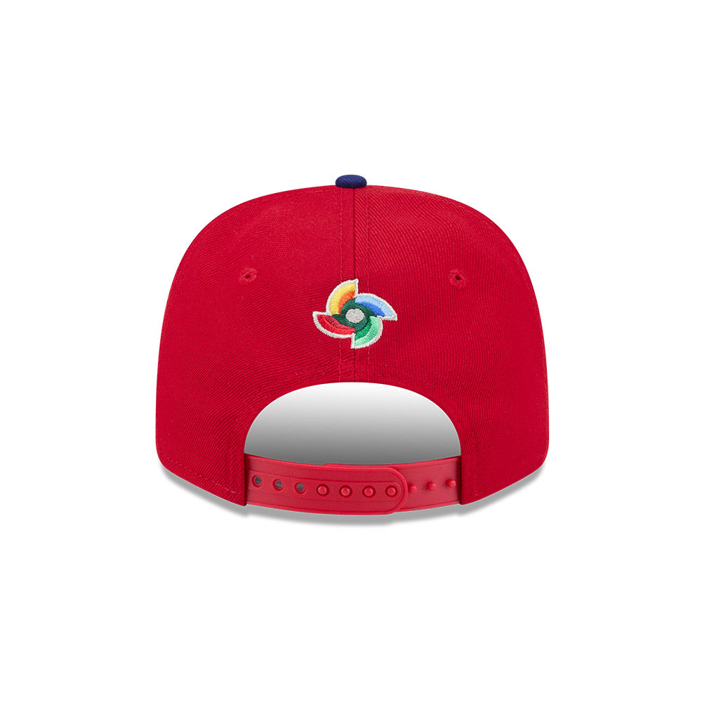 New Era Dominican Republic 2026 World Baseball Classic 9SEVENTY Stretch Snap Adjustable Hat - Red/Royal