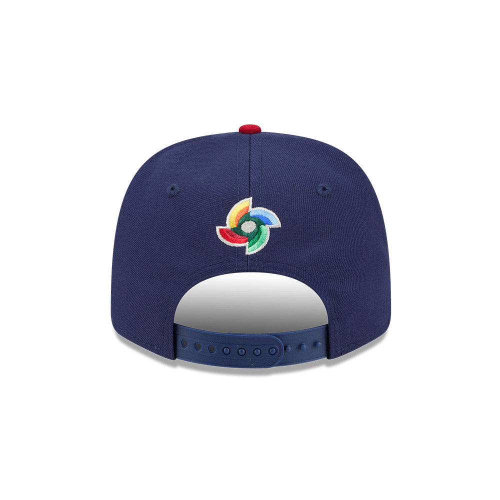 New Era Japan 2026 World Baseball Classic 9SEVENTY Stretch Snap Adjustable Hat - Navy Blue