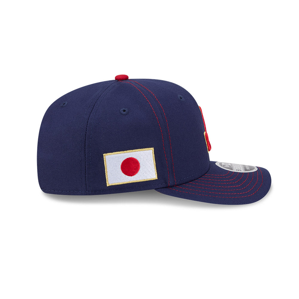 New Era Japan 2026 World Baseball Classic 9SEVENTY Stretch Snap Adjustable Hat - Navy Blue
