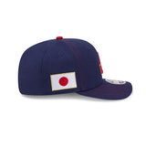 New Era Japan 2026 World Baseball Classic 9SEVENTY Stretch Snap Adjustable Hat - Navy Blue - Pro Jersey Sports