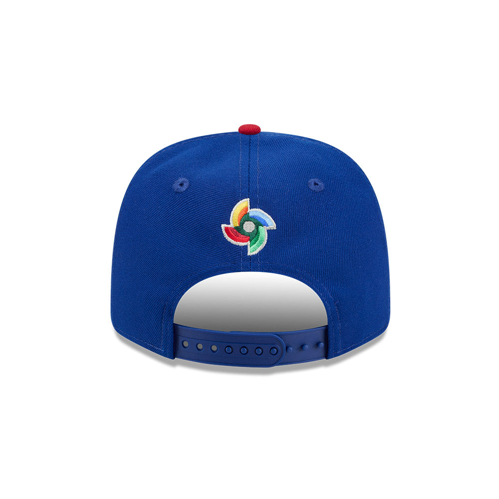 New Era Puerto Rico 2026 World Baseball Classic 9SEVENTY Stretch Snap Adjustable Hat - Royal/Red