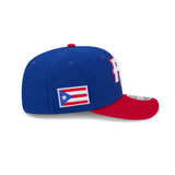 New Era Puerto Rico 2026 World Baseball Classic 9SEVENTY Stretch Snap Adjustable Hat - Royal/Red - Pro Jersey Sports