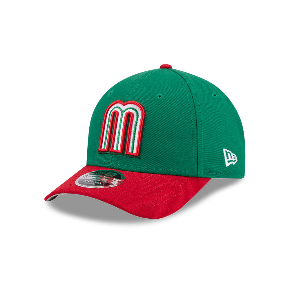 New Era Mexico 2026 World Baseball Classic 9Forty M-Crown Snap Adjustable Hat - Green/Red