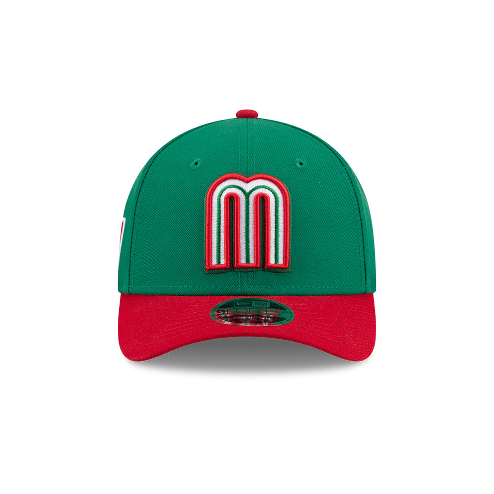 New Era Mexico 2026 World Baseball Classic 9Forty M-Crown Snap Adjustable Hat - Green/Red