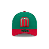 New Era Mexico 2026 World Baseball Classic 9Forty M-Crown Snap Adjustable Hat - Green/Red - Pro Jersey Sports