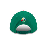 New Era Mexico 2026 World Baseball Classic 9Forty M-Crown Snap Adjustable Hat - Green/Red - Pro Jersey Sports