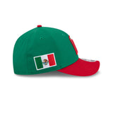 New Era Mexico 2026 World Baseball Classic 9Forty M-Crown Snap Adjustable Hat - Green/Red - Pro Jersey Sports