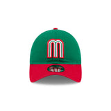 New Era Mexico 2026 World Baseball Classic 9Twenty Slouch Adjustable Hat - Green/Red - Pro Jersey Sports