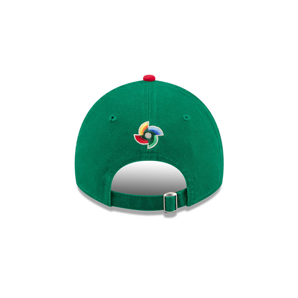 New Era Mexico 2026 World Baseball Classic 9Twenty Slouch Adjustable Hat - Green/Red