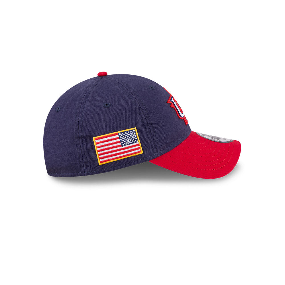New Era Team USA 2026 World Baseball Classic 9Twenty Slouch Adjustable Hat - Navy Blue