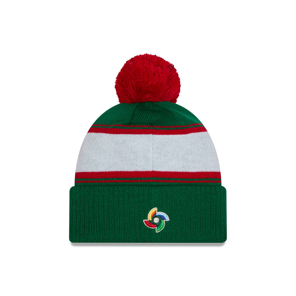 New Era Mexico 2026 World Baseball Classic Winter Knit Hat - Green/Red