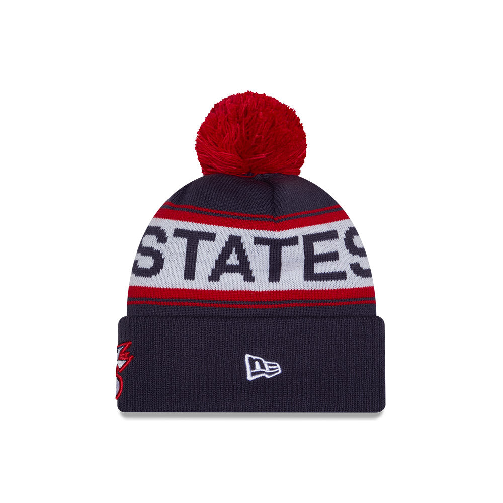 New Era Team USA 2026 World Baseball Classic Winter Knit Hat - Navy