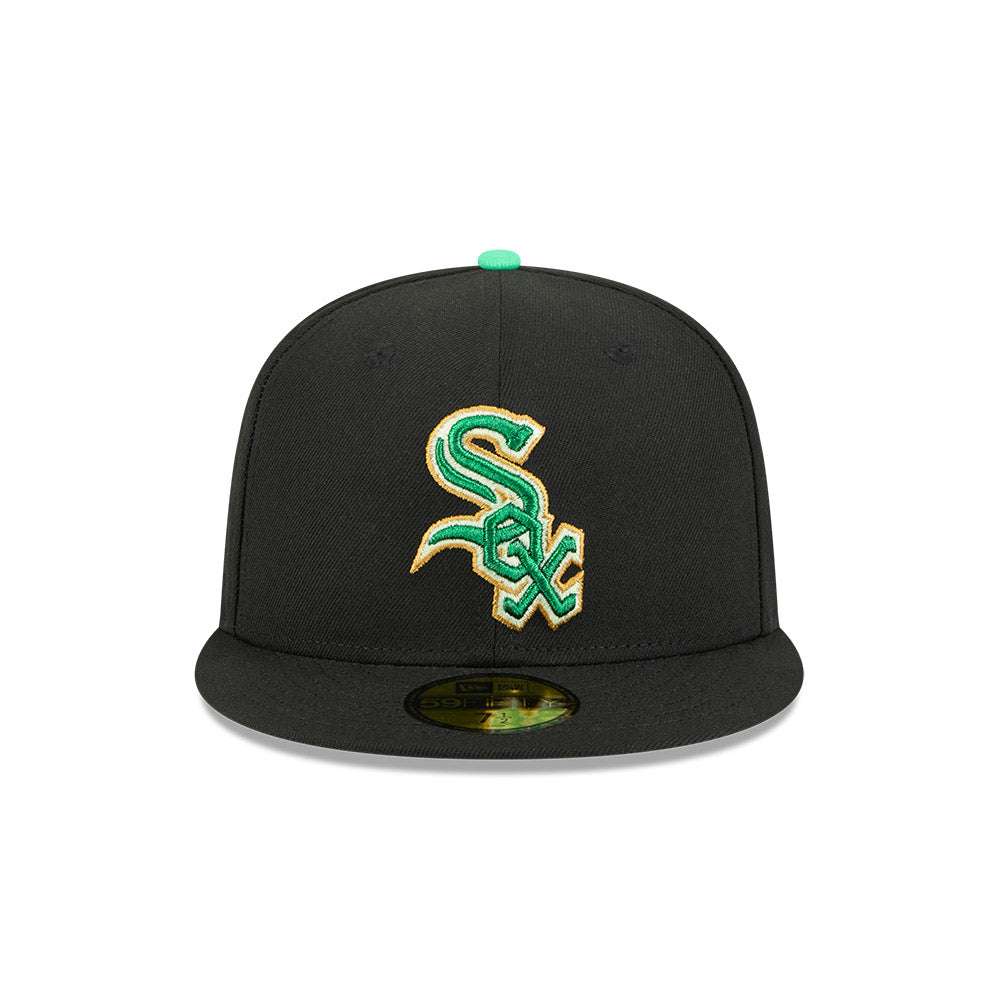 Men's Chicago White Sox New Era Black 2026 St. Patrick's Day Authentic Collection On-Field 59FIFTY Fitted Hat - Pro Jersey Sports