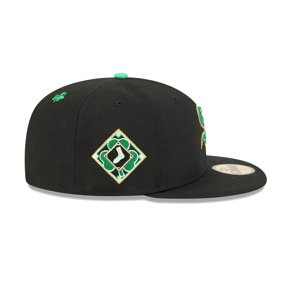 Men's Chicago White Sox New Era Black 2026 St. Patrick's Day Authentic Collection On-Field 59FIFTY Fitted Hat - Pro Jersey Sports