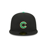 Men's Chicago Cubs New Era Black 2026 St. Patrick's Day Authentic Collection On-Field 59FIFTY Fitted Hat (Copy) - Pro Jersey Sports