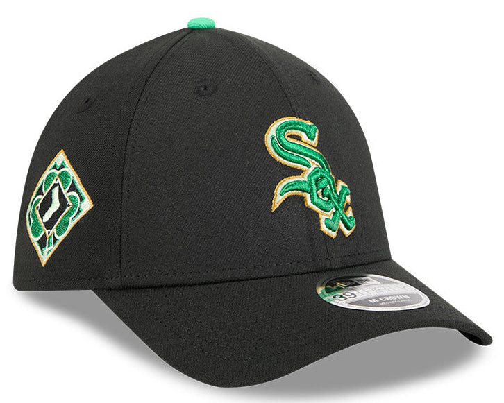 Chicago White Sox New Era M-Crown 39Thirty St. Patrick's Day Flex Fit Hat - Pro Jersey Sports
