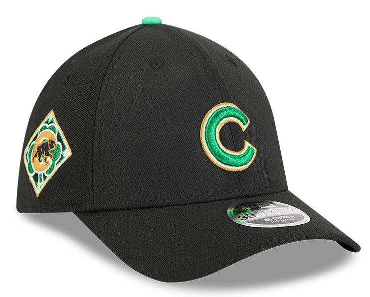 Chicago Cubs New Era M-Crown 39Thirty St. Patrick's Day Flex Fit Hat - Pro Jersey Sports