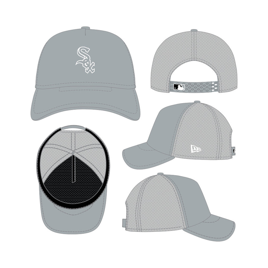Chicago White Sox New Era 2026 9Forty APEX Snap Adjustable Hat-Grey - Pro Jersey Sports