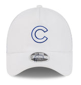 Chicago Cubs New Era 2026 9Forty APEX "C" Logo Snap Adjustable Hat-White - Pro Jersey Sports