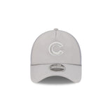 Chicago Cubs New Era 2026 Batting Practice 9Forty APEX "C" Logo Snap Adjustable Hat-Grey - Pro Jersey Sports