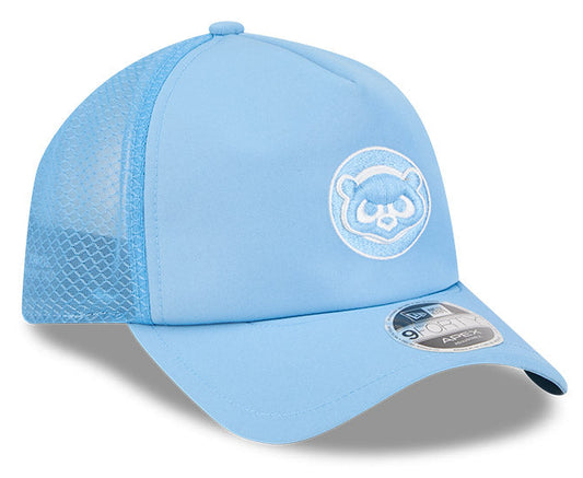 Chicago Cubs New Era 2026 Batting Practice 9Forty APEX "1984 Bear" Logo Snap Adjustable Hat-Sky Blue - Pro Jersey Sports