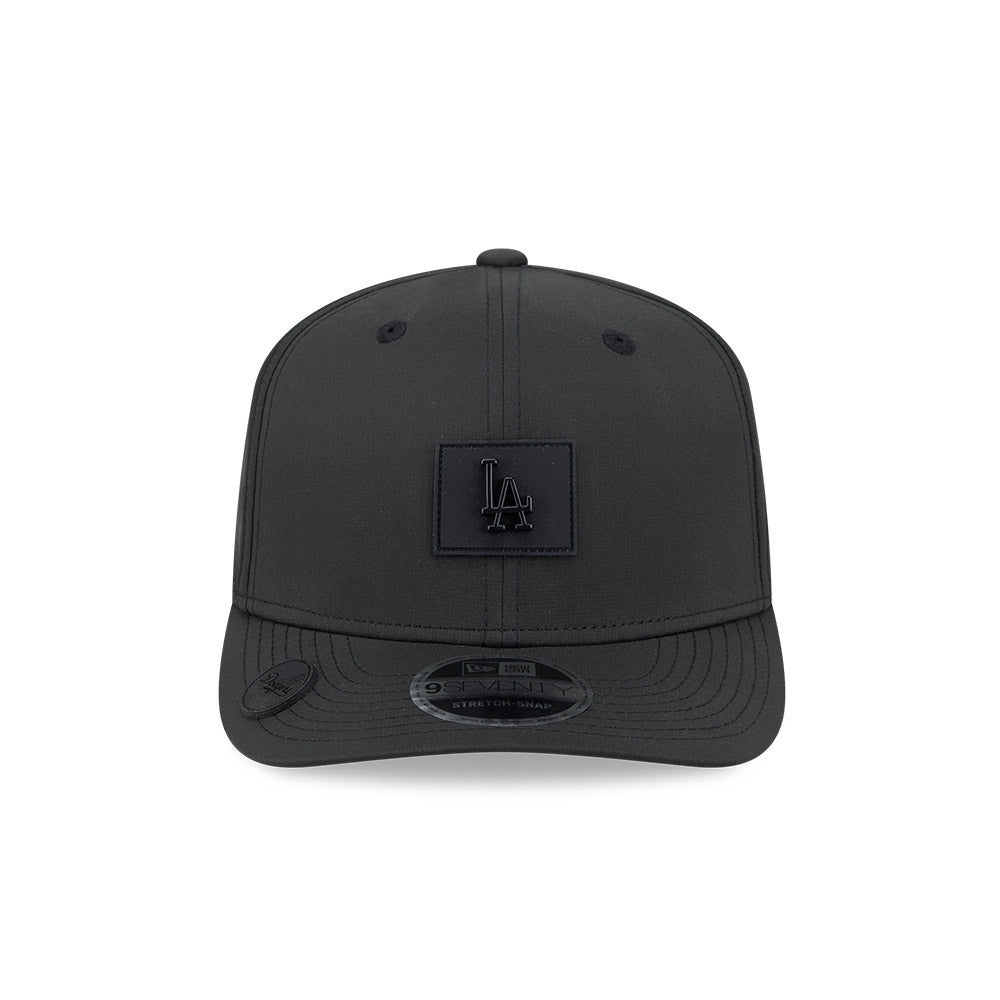 Los Angeles Dodgers New Era 2026 Clubhouse 9SEVENTY Stretch Snap Adjustable Hat-Black Tonal - Pro Jersey Sports