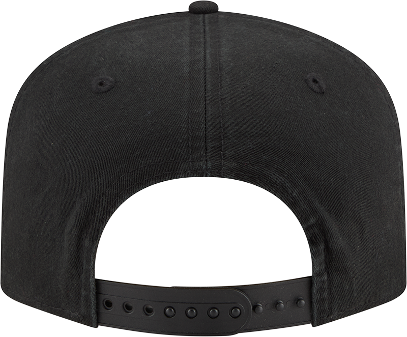 Men's Chicago Bulls New Era Stacked Black 19TWENTY Adjustable Hat