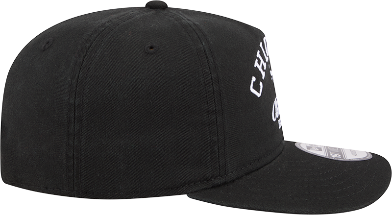 Men's Chicago Bulls New Era Stacked Black 19TWENTY Adjustable Hat
