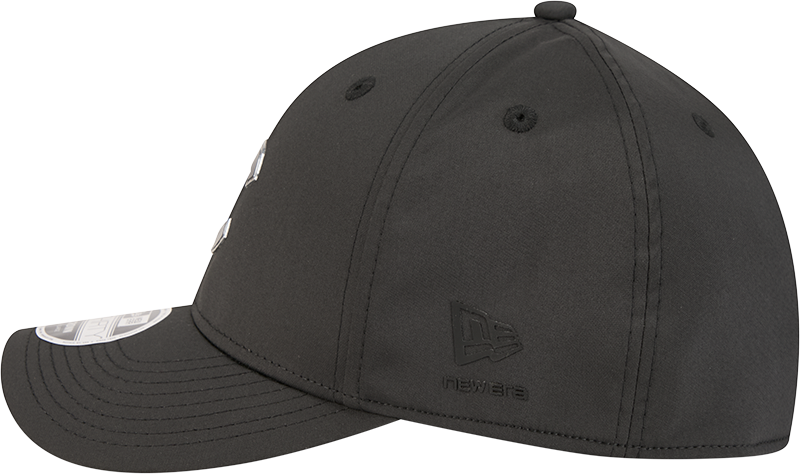 Chicago Cubs New Era M-Crown 39Thirty Metallic Black Performance Flex Fit Hat