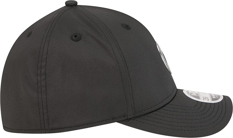 Chicago Cubs New Era M-Crown 39Thirty Metallic Black Performance Flex Fit Hat
