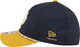 Mens New Era Notre Dame Fighting Irish M-Crown A-Frame Rope 39THIRTY Flex Hat-Gold/Navy - Pro Jersey Sports