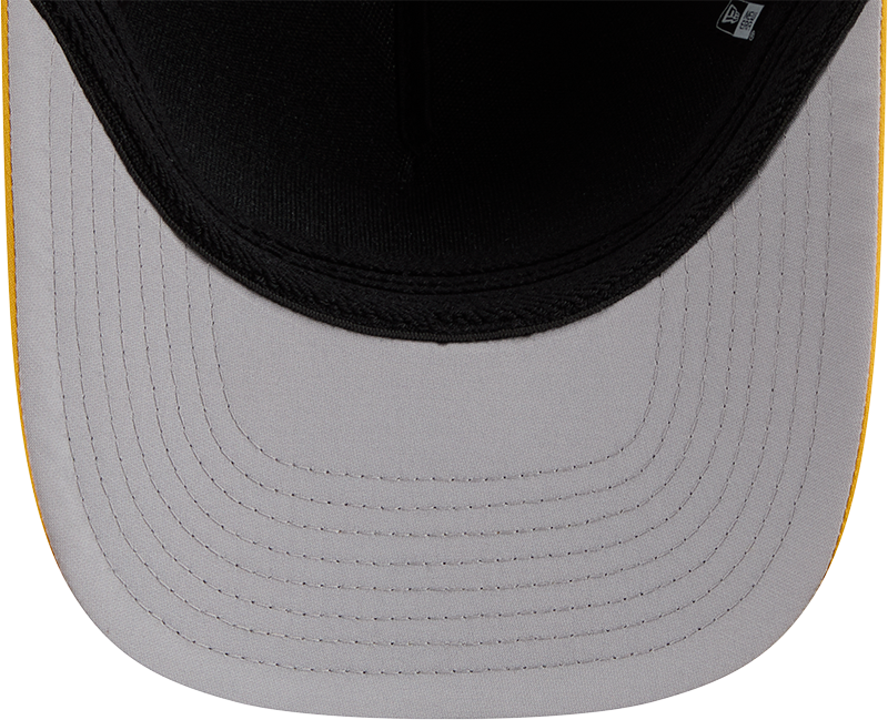 Mens New Era Notre Dame Fighting Irish M-Crown A-Frame Rope 39THIRTY Flex Hat-Gold/Navy - Pro Jersey Sports