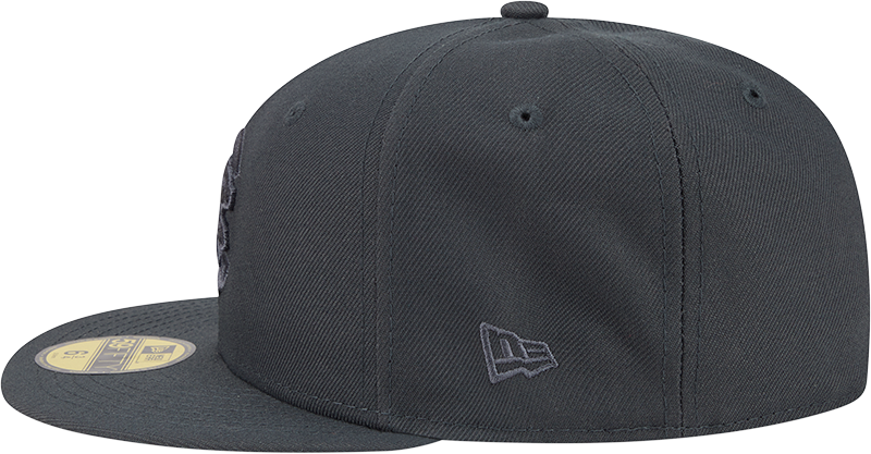 Chicago Cubs Storm Gray Walking Bear Logo 59FIFTY Fitted Cap By New Era