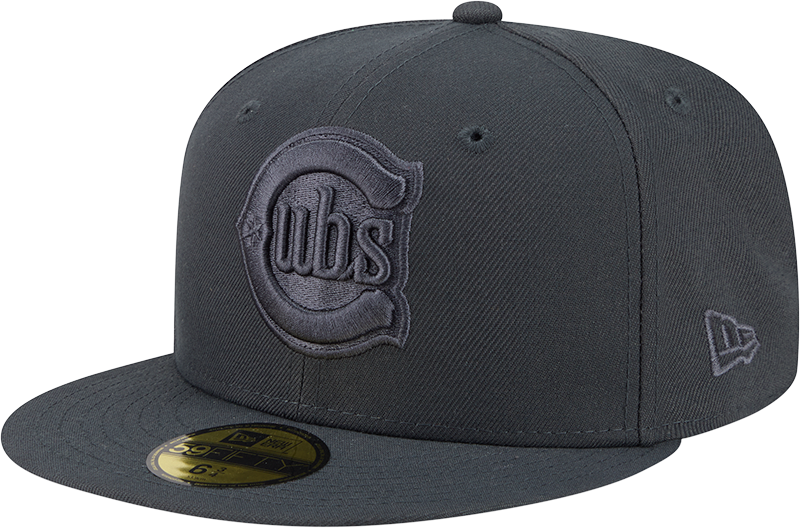 Chicago Cubs Storm Gray 2nd Alternate Logo 59FIFTY Fitted Cap By New Era