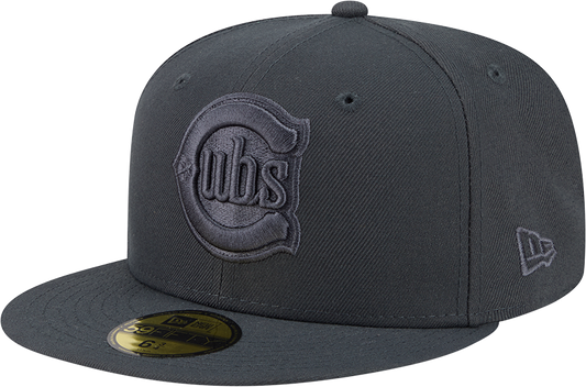 Chicago Cubs Storm Gray 2nd Alternate Logo 59FIFTY Fitted Cap By New Era