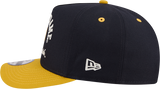 Notre Dame Fighting Irish New Era Navy/Gold A-Frame 9FIFTY Snapback Hat - Pro Jersey Sports