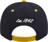 Notre Dame Fighting Irish New Era Navy/Gold A-Frame 9FIFTY Snapback Hat - Pro Jersey Sports
