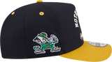 Notre Dame Fighting Irish New Era Navy/Gold A-Frame 9FIFTY Snapback Hat - Pro Jersey Sports